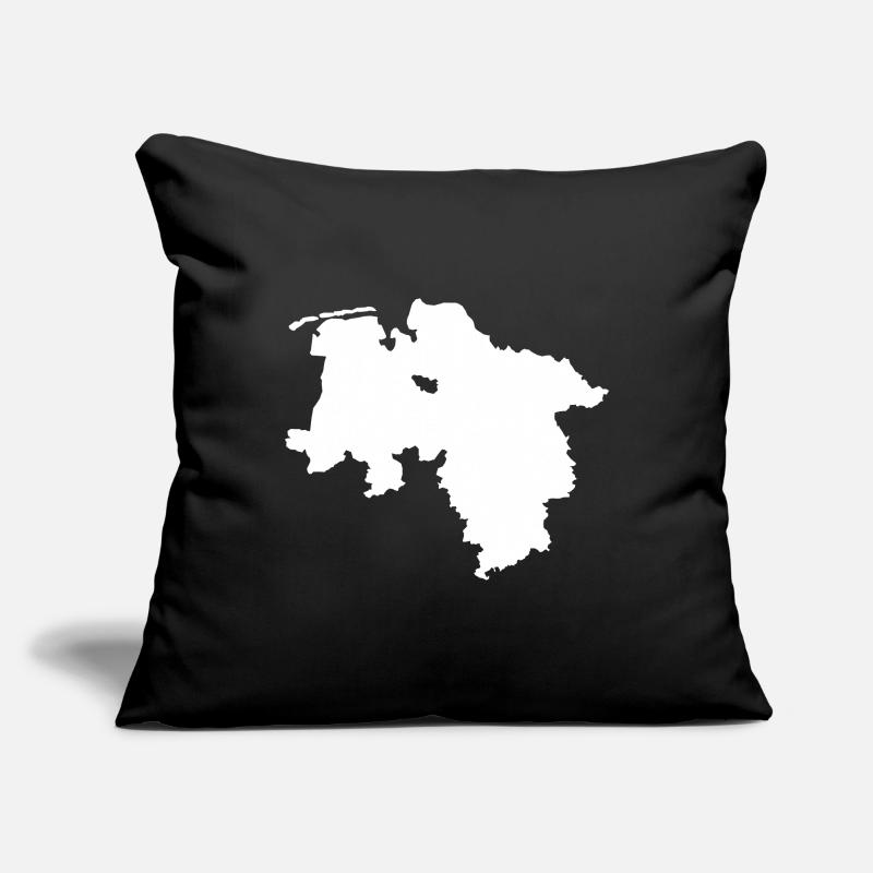 Basse-Saxe Housse de coussin décorative 45 x 45 cm