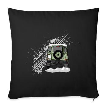 Defender Splash Rear - Sofa pillowcase 17,3'' x 17,3'' (45 x 45 cm) - black - Front