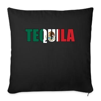 Tequila - Housse de coussin décorative 45 x 45 cm - noir - Devant