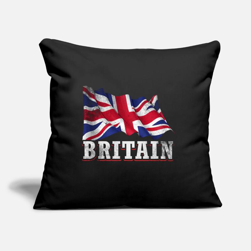 Royaume-Uni Royaume Uni Drapeau britannique Housse de coussin décorative 45 x 45 cm