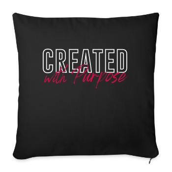Mit Sinn geschaffen - Christian Clothing - Sofakissenbezug 45 x 45 cm - Schwarz - Vorne