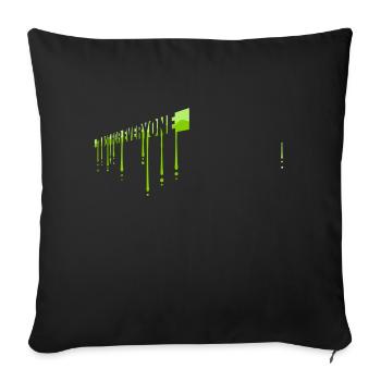 Je ne suis pas pour tout le monde - Housse de coussin décorative 45 x 45 cm - noir - Devant