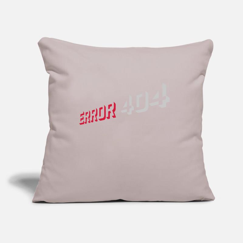 Error 404 Nerd Computer Sofakissenbezug 45 x 45 cm