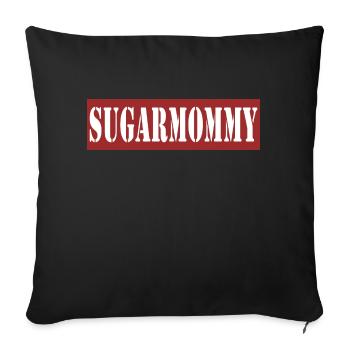 SUGARMOMMY - Housse de coussin décorative 45 x 45 cm - noir - Devant