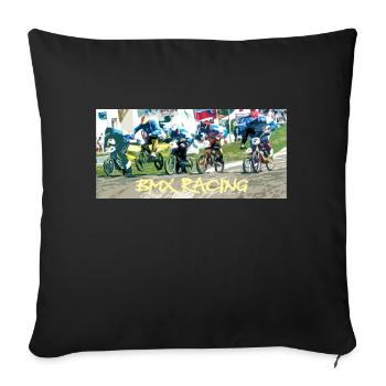 bmx - Housse de coussin décorative 45 x 45 cm - noir - Devant