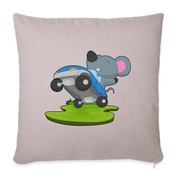 Mouse Auto - Sofa pillowcase 17,3'' x 17,3'' (45 x 45 cm) - light taupe - Front