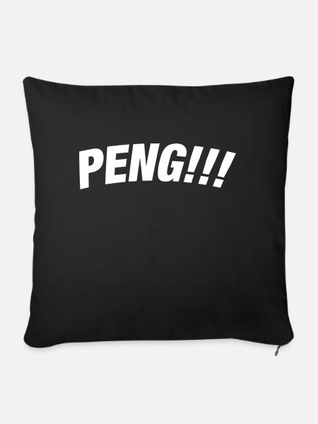 Paintball Airsoft - Sofakissenbezug 45 x 45 cm - Schwarz