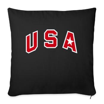 USA Redeem team - 2008 - Sofa pillowcase 17,3'' x 17,3'' (45 x 45 cm) - black - Front