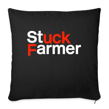 uk Politics starmer - Sofa pillowcase 17,3'' x 17,3'' (45 x 45 cm) - black - Front