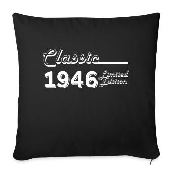 Classic 1946 édition limitée - Housse de coussin décorative 45 x 45 cm - noir - Devant