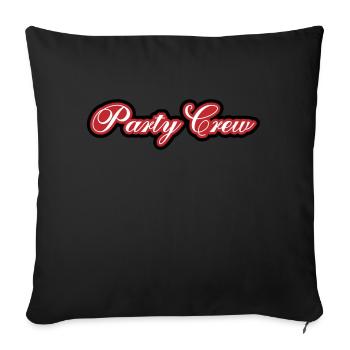 Équipe de fête - Housse de coussin décorative 45 x 45 cm - noir - Devant