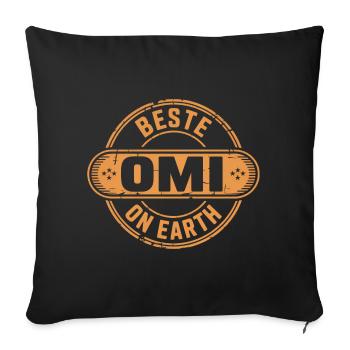 Best Grandma Gift Grandma - Sofa pillowcase 17,3'' x 17,3'' (45 x 45 cm) - black - Front