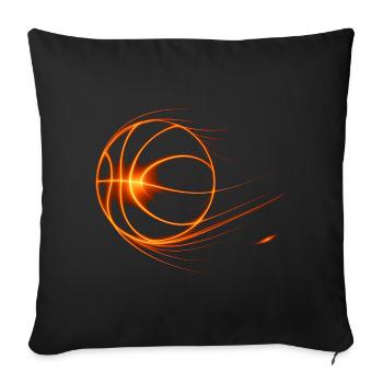 Basketball Basketball Player Gift Idea Baller Bball - Sofa pillowcase 17,3'' x 17,3'' (45 x 45 cm) - black - Front