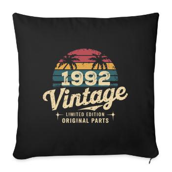 Awesome Since 1992 1992 Birthday Gift - Sofa pillowcase 17,3'' x 17,3'' (45 x 45 cm) - black - Front