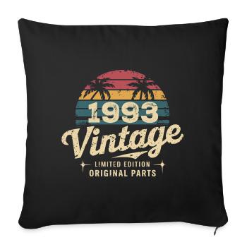 Awesome Since 1993 1993 Birthday Gift - Sofa pillowcase 17,3'' x 17,3'' (45 x 45 cm) - black - Front