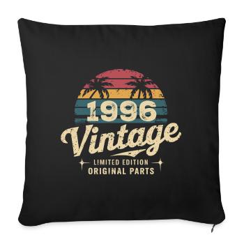 Awesome Since 1996 1996 Birthday Gift - Sofa pillowcase 17,3'' x 17,3'' (45 x 45 cm) - black - Front