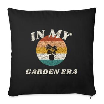 In My Garden Era Retro - Sofa pillowcase 17,3'' x 17,3'' (45 x 45 cm) - black - Front