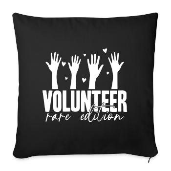 Social Worker Quote Rare Edition Social - Sofa pillowcase 17,3'' x 17,3'' (45 x 45 cm) - black - Front