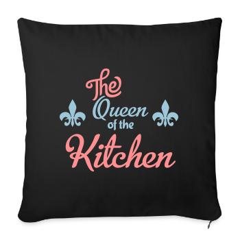 Cadeaux amusants pour les femmes - Housse de coussin décorative 45 x 45 cm - noir - Devant