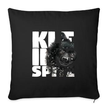 NASSU Klein 006 - Sofakissenbezug 45 x 45 cm - Schwarz - Vorne