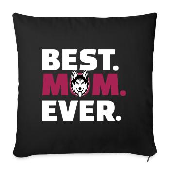 Alaskan Malamute - Sofa pillowcase 17,3'' x 17,3'' (45 x 45 cm) - black - Front