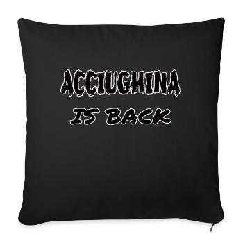 Allegri Juve return shirt - Sofa pillowcase 17,3'' x 17,3'' (45 x 45 cm) - black - Front