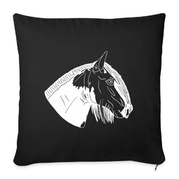 Tinker - Sofakissenbezug 45 x 45 cm - Schwarz - Vorne