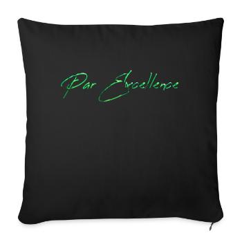 par excellence Français France spécial unique LZN - Housse de coussin décorative 45 x 45 cm - noir - Devant