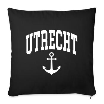 Utrecht - Housse de coussin décorative 45 x 45 cm - noir - Devant