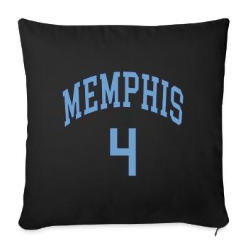 Memphis 4 - Sofa pillowcase 17,3'' x 17,3'' (45 x 45 cm) - black - Front