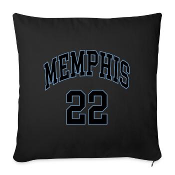 Memphis 22 - Sofa pillowcase 17,3'' x 17,3'' (45 x 45 cm) - black - Front