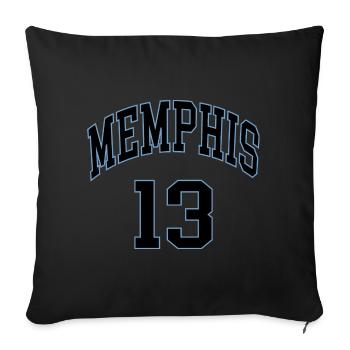 Memphis 13 - Sofa pillowcase 17,3'' x 17,3'' (45 x 45 cm) - black - Front