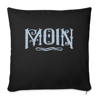 Par Moin - Housse de coussin décorative 45 x 45 cm - noir - Devant