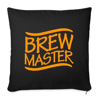 Sexe Révéler Halloween Babyshower - Housse de coussin décorative 45 x 45 cm - noir - Devant