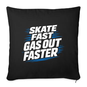 Ligue de la Bière Hockey Humour des joueurs drôles de hockey - Housse de coussin décorative 45 x 45 cm - noir - Devant
