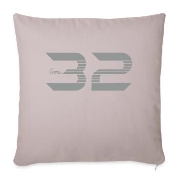 Midi Pyrénées Gers 32 - Housse de coussin décorative 45 x 45 cm - taupe clair - Devant