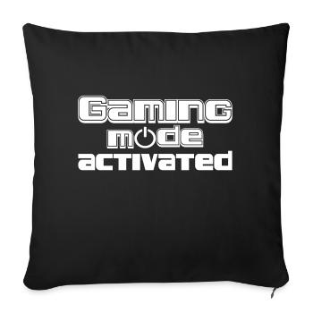 Gaming - Sofa pillowcase 17,3'' x 17,3'' (45 x 45 cm) - black - Front