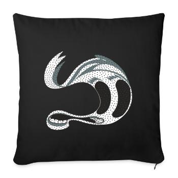 MR. WAVE is leaving soon - Sofa pillowcase 17,3'' x 17,3'' (45 x 45 cm) - black - Front