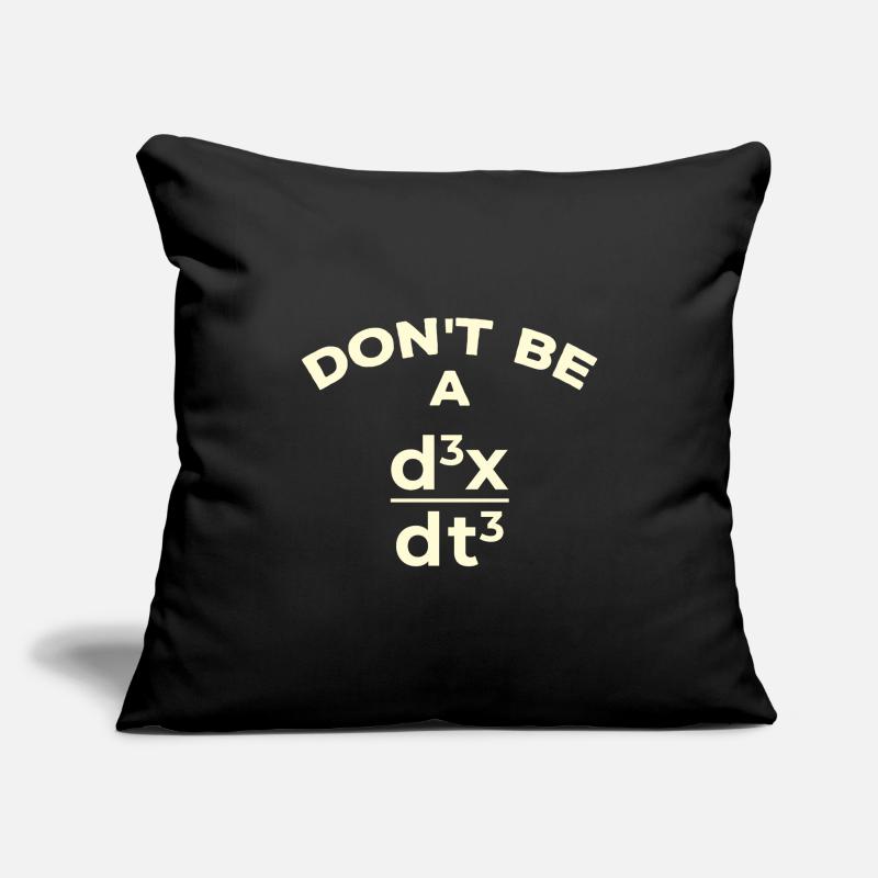 Drôle de prof de maths Housse de coussin décorative 45 x 45 cm