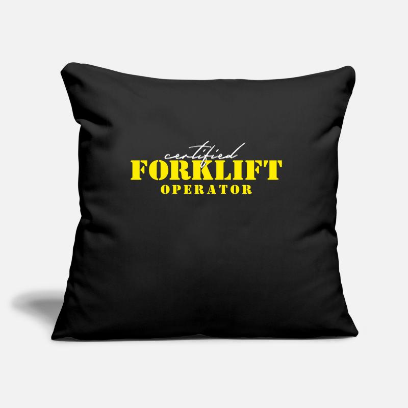 Forklift Operator Certification Sofa pillowcase 17,3'' x 17,3'' (45 x 45 cm)
