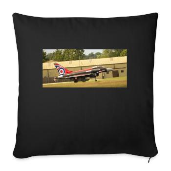 Euro fighter typhoon vertion 1 - Sofa pillowcase 17,3'' x 17,3'' (45 x 45 cm) - black - Front