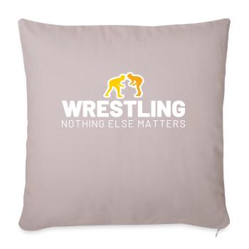 LUTTER rien d’autre n’a d’importance - Housse de coussin décorative 45 x 45 cm - taupe clair - Devant