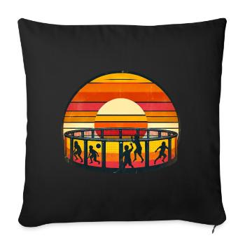 Gaga Ball Gagaball - Sofa pillowcase 17,3'' x 17,3'' (45 x 45 cm) - black - Front