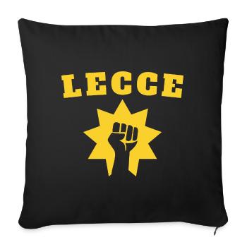 Lecce - Housse de coussin décorative 45 x 45 cm - noir - Devant