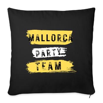 Équipe de la Fête de Majorque - Housse de coussin décorative 45 x 45 cm - noir - Devant