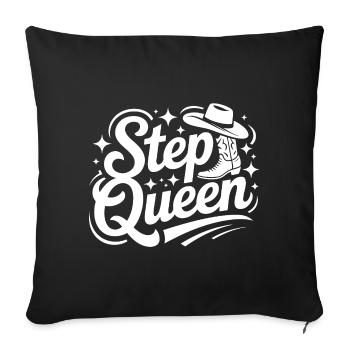 Club des mamans - Housse de coussin décorative 45 x 45 cm - noir - Devant