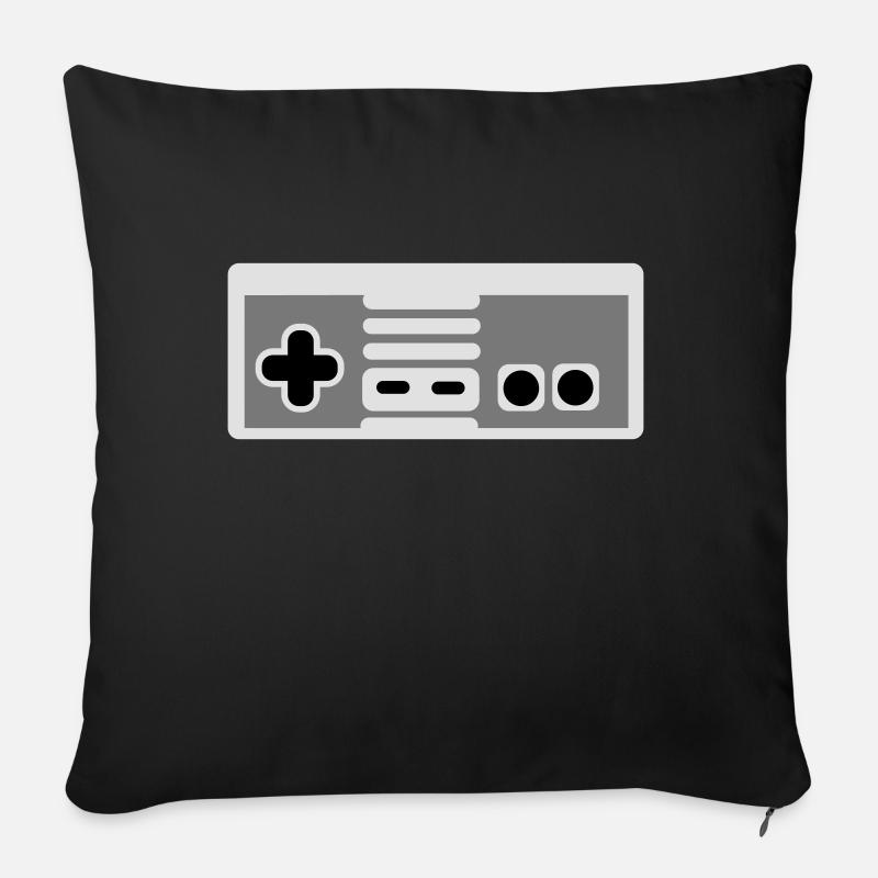 Inspecteur - Housse de coussin décorative 45 x 45 cm - noir