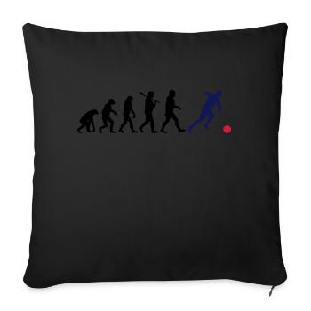 EVOLUTION FOOTBALL - Housse de coussin décorative 45 x 45 cm - noir - Devant