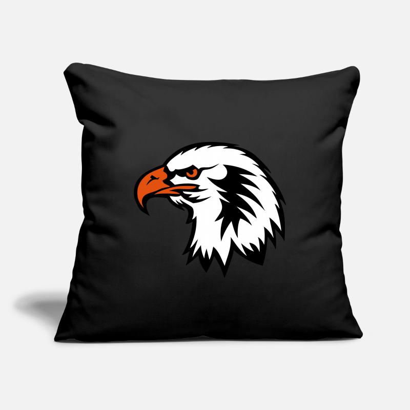 eagle head drawing face cartoon 702 Sofa pillowcase 17,3'' x 17,3'' (45 x 45 cm)