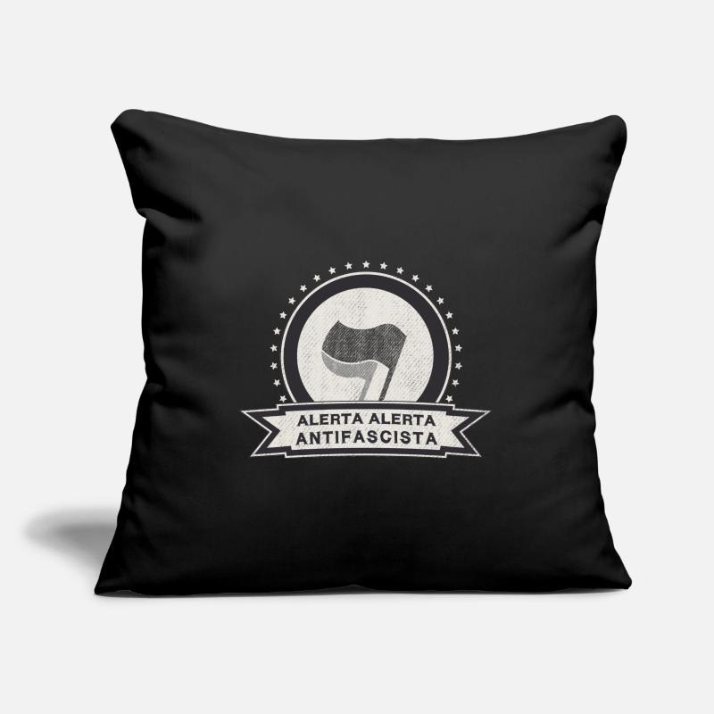 ANTIFA Housse de coussin décorative 45 x 45 cm